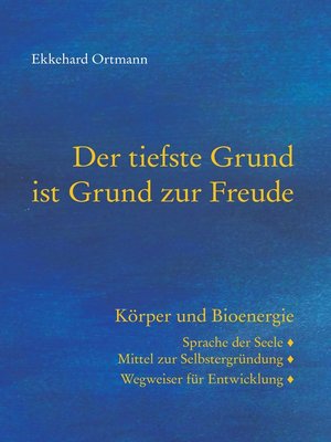 cover image of Der tiefste Grund ist Grund zur Freude